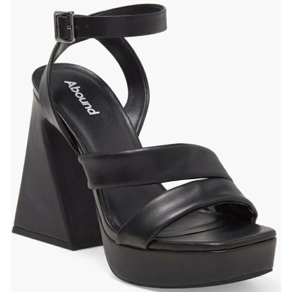 Abound "Tracy" 5 1/2" chunky platform open toe retro sandal size 7.5 NWT - Picture 2 of 9